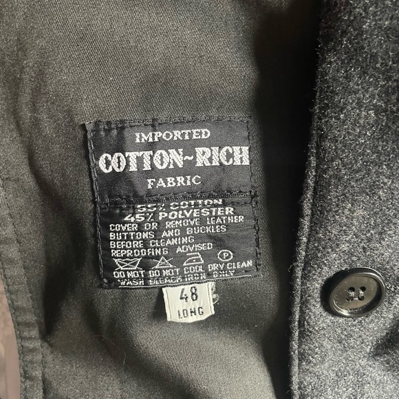 Imported fabric trench coat - Picture 3 of 4